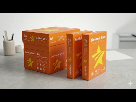 Giấy Golden Star A4 70gsm Chính Hãng - Giải Pháp In Ấn Tiết Kiệm Cho Doanh Nghiệp
