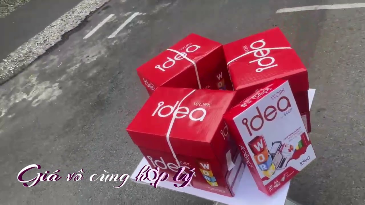 Giấy A4 Idea 80gsm - Sự lựa chọn hoàn hảo cho nhu cầu in ấn văn phòng