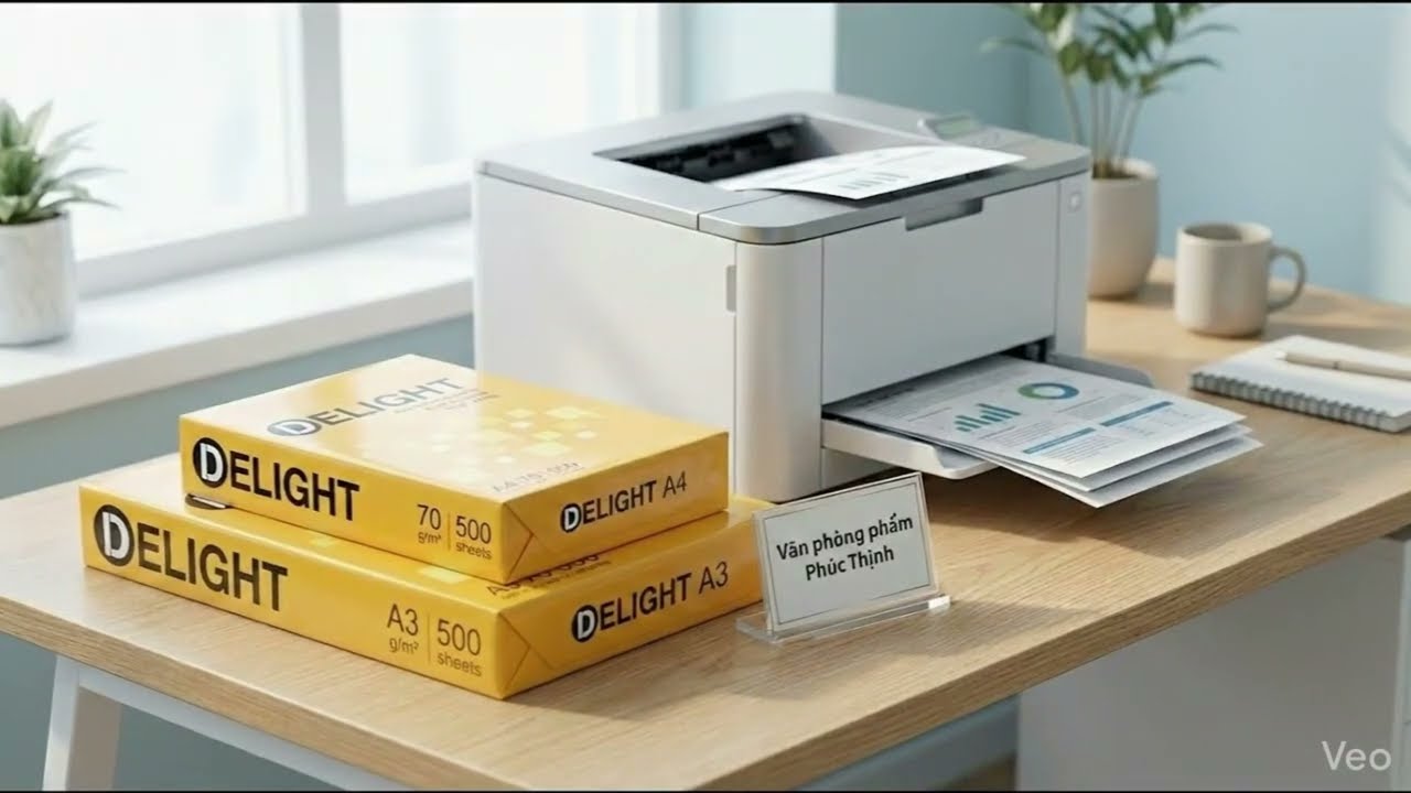 Giấy Delight A4 70gsm: Chất Lượng 9/10 So Với Double A, Giá Chỉ Bằng 7/10? | Review & Test Máy In