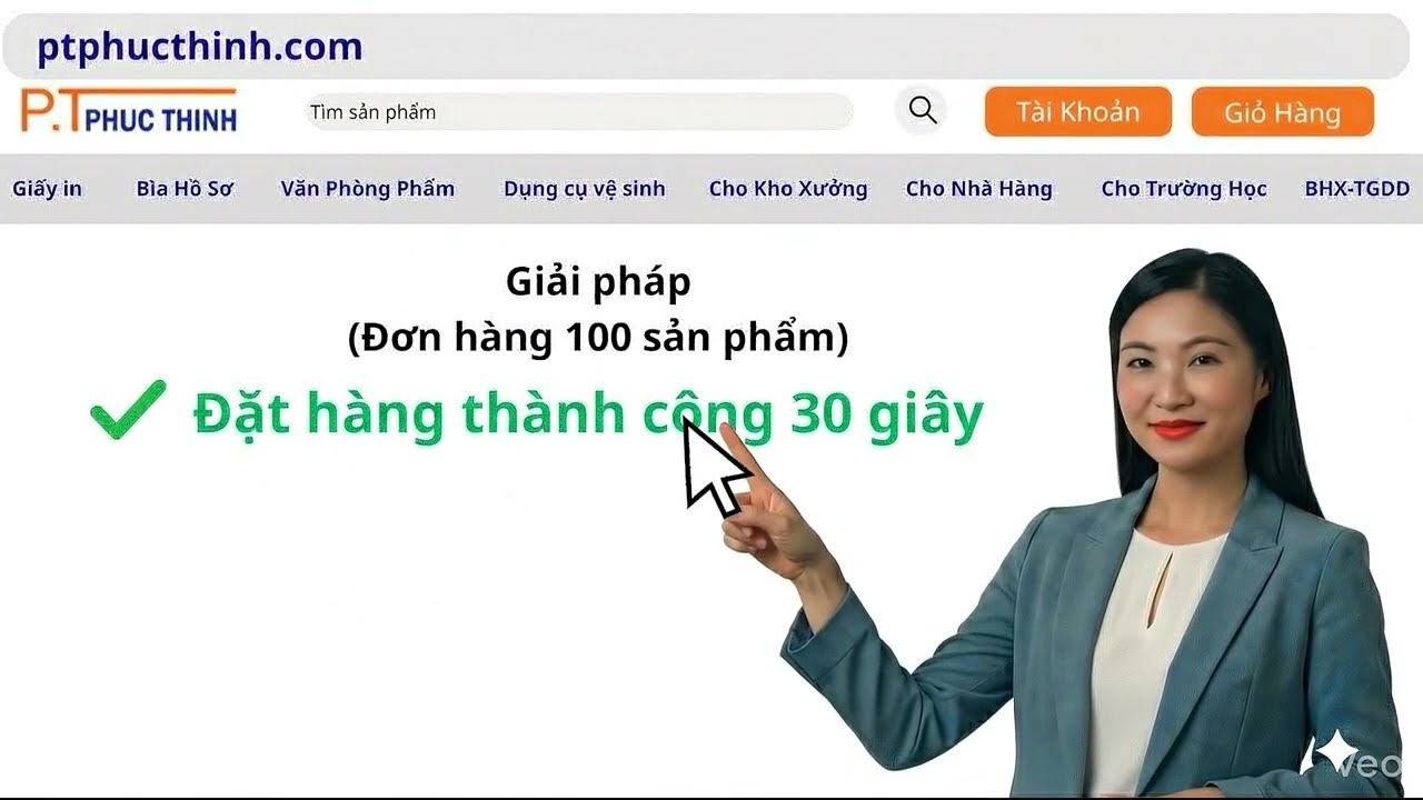 🚀 Bí quyết đặt 100 sản phẩm chỉ trong 30 giây tại Văn Phòng Phẩm Phúc Thịnh