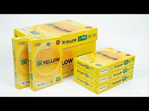 Giấy IK Yellow A4 70gsm: Chất Lượng "Ngang Ngửa" Double A Nhưng Giá Rẻ Hơn 15%? | VPP Phúc Thịnh