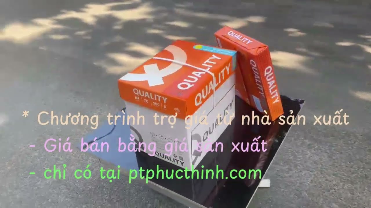 Giấy Quality - Chất lượng cao, giá cả phải chăng
