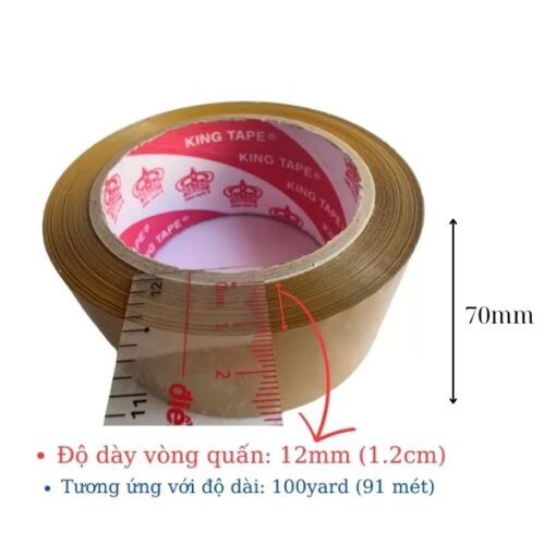 băng keo đục 70mm 100 yard