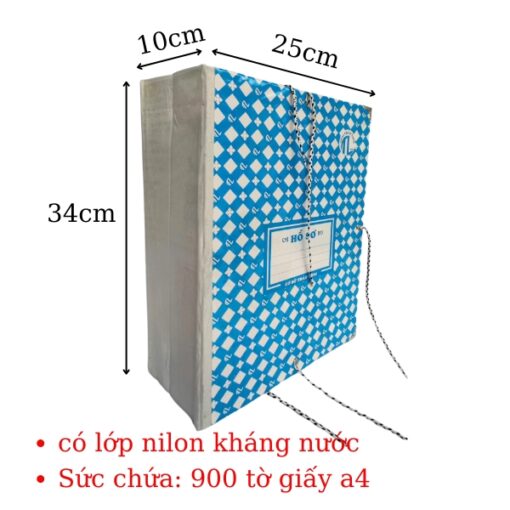 bìa 3 dây giấy thảo linh gáy 10cm