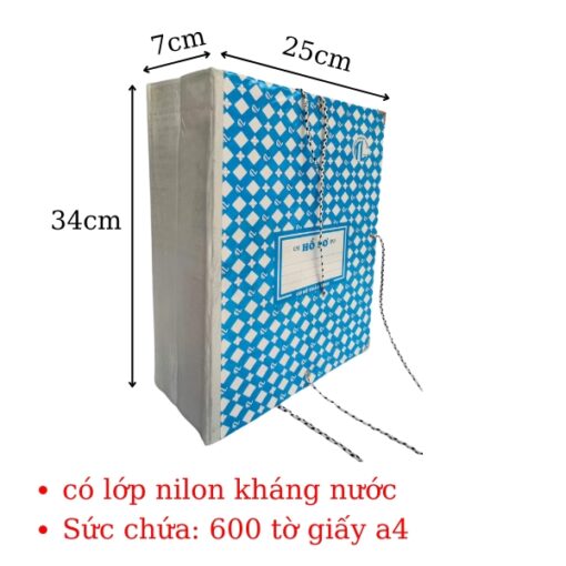 bìa 3 dây giấy thảo linh gáy 7cm