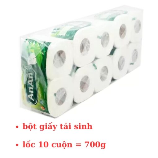 giấy vệ sinh an an lốc 10 cuộn