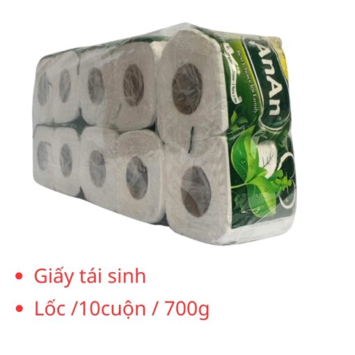 giấy vệ sinh an an lốc 10 cuộn