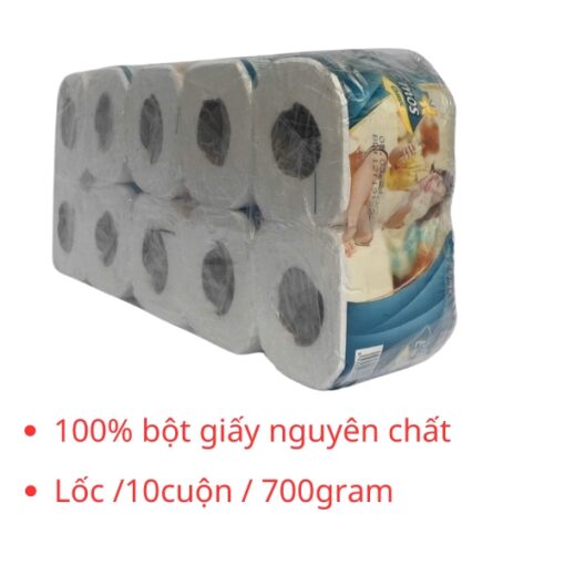 giấy vệ sinh emos classic lốc 10 cuộn