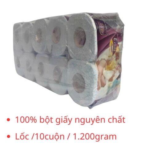 giấy vệ sinh emos premium lốc 10