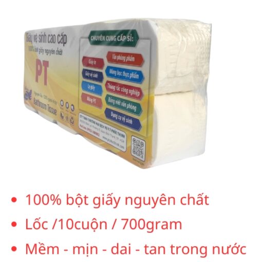 giấy vệ sinh pt lốc 10 cuộn