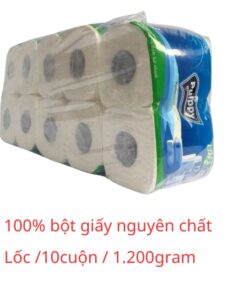 giấy vệ sinh pulppy lốc 10 cuộn