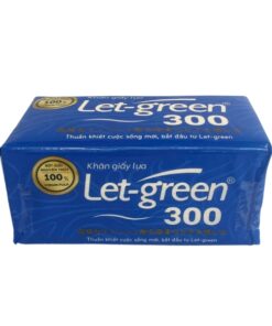 khăn giấy lụa bịch let-green 300 tờ