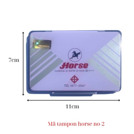 khay mực dấu horse no2 màu đen