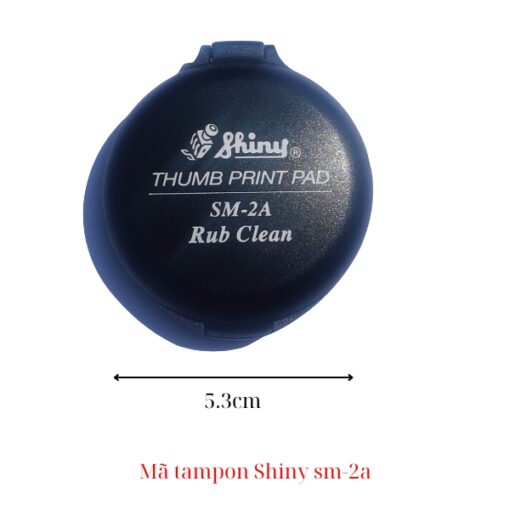 khay mực dấu lăn tay shiny sm 2a đen