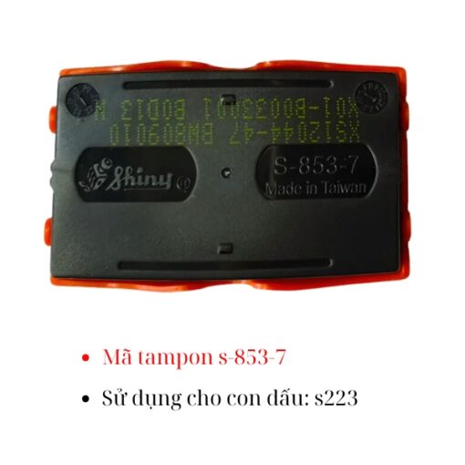 khay mực dấu shiny s853-7