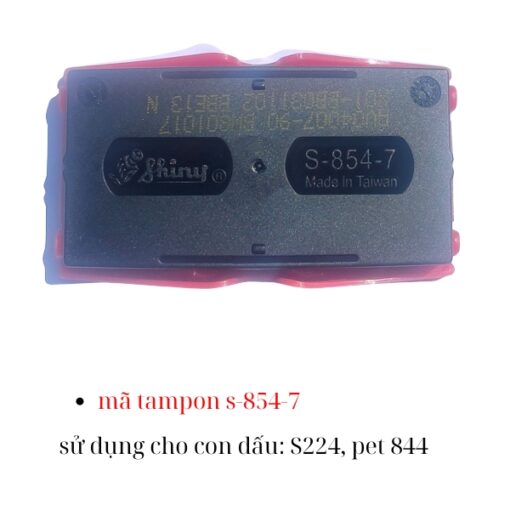 khay mực dấu shiny s854-7