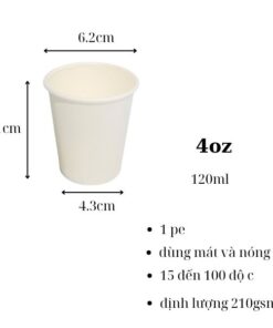 ly giấy 120ml