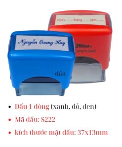 mộc dấu 1 dòng
