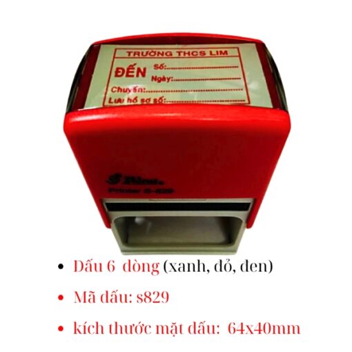 mộc dấu 6 dòng