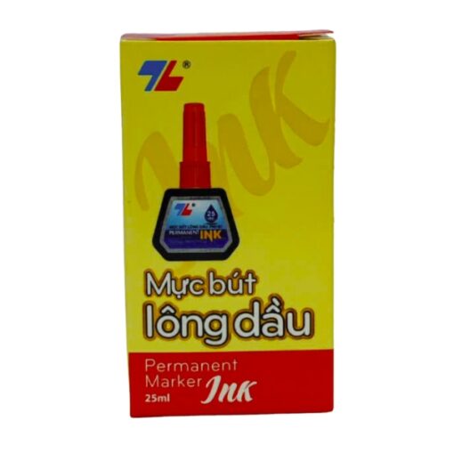 mực lông dầu thiên long pmi 01 màu đỏ