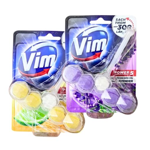 viên tẩy bồn cầu vim 55g