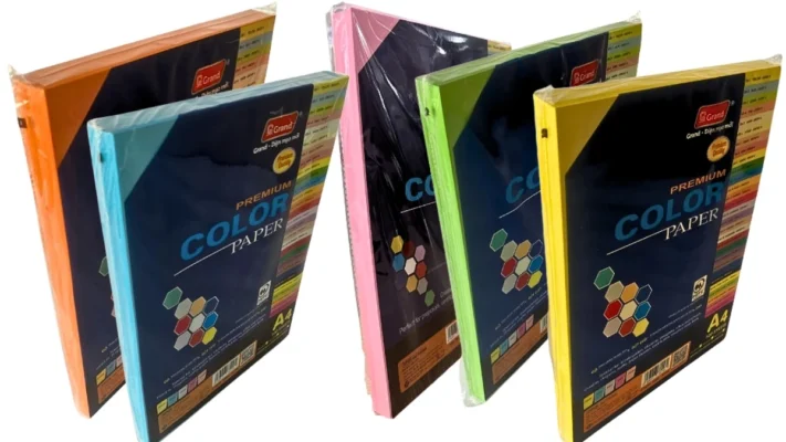 Cận cảnh văn bản và hình ảnh đồ họa hiển thị sắc nét, màu sắc rực rỡ minh chứng cho chất lượng vượt trội khi in ấn trên giấy bìa Thái.