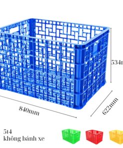 sóng nhựa hở 5t4 không bánh xe