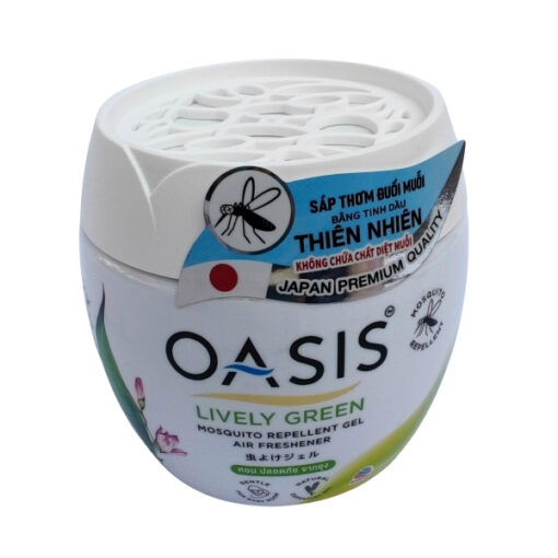 sáp thơm oasis đuổi muỗi 180g hương hoa cỏ