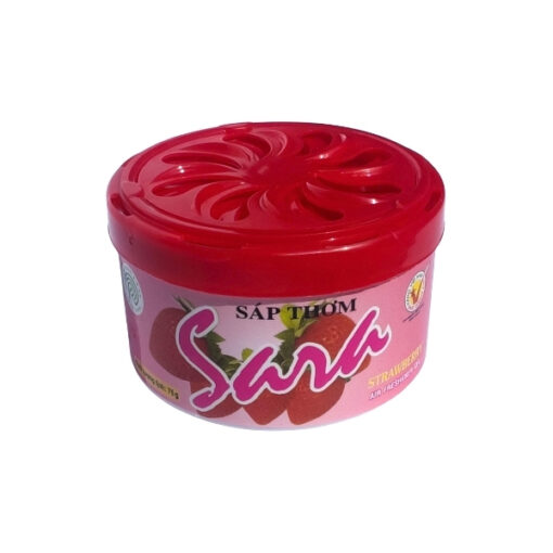 sáp thơm sara 2 nắp 75g hương dâu