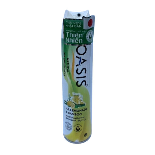 xịt phòng oasis natrural 320ml hương chanh