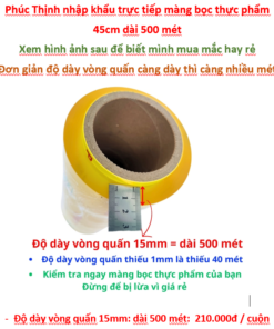 màng bọc 45cm 500m