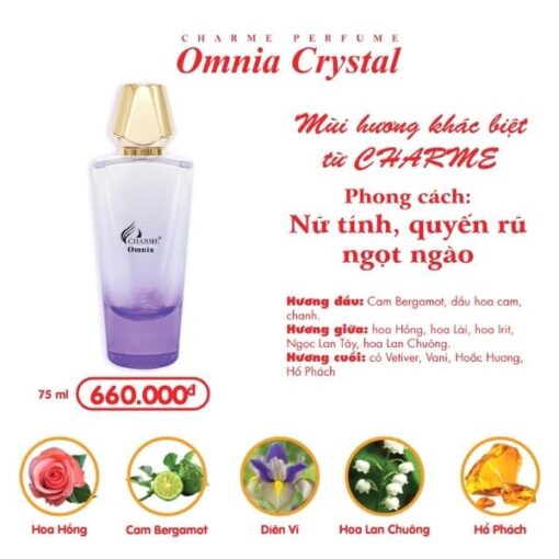 nước hoa charme omnia crystal 75ml chính hãng 3