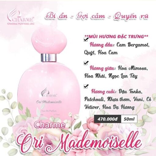 nước hoa charme ori mademoiselle 50ml chính hãng 2