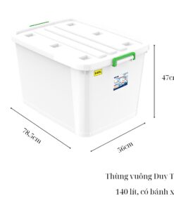 Thùng vuông Duy Tân 140 lít