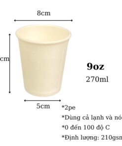 ly giấy 9oz