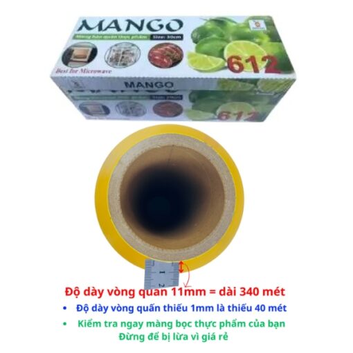 màng bọc thực phẩm mango 612