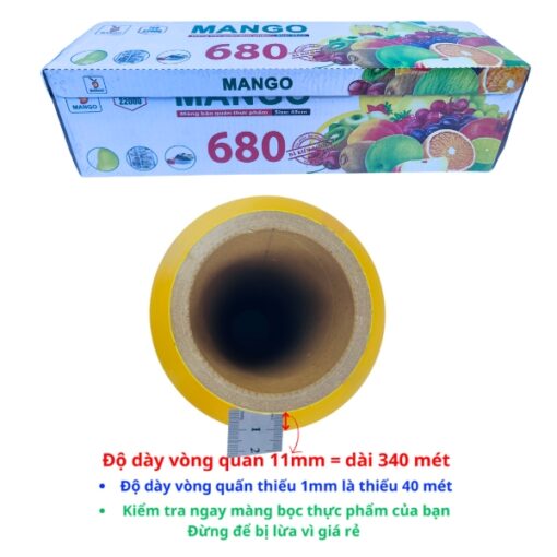 màng bọc thực phẩm mango 680