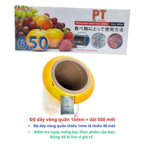 màng bọc thực phẩm pt650