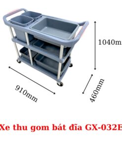 xe thu dọn bát đĩa gx-032e