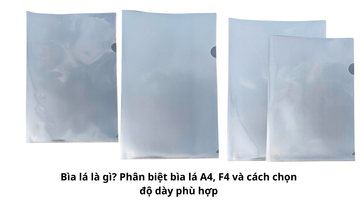 Cấu tạo chi tiết của bìa lá nhựa PP trong suốt giúp bảo quản tài liệu văn phòng.
