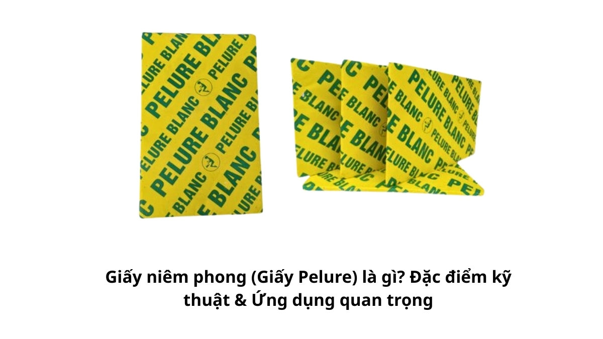 Xấp giấy niêm phong (giấy Pelure) khổ A4 dùng để đóng dấu giáp lai và bảo mật tài liệu.