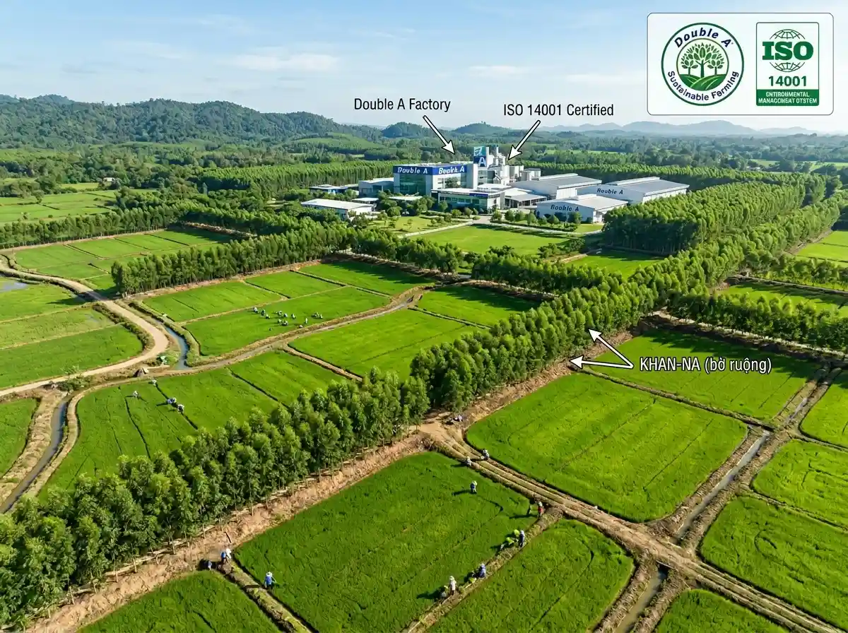 Quy trình sản xuất khép kín giúp giấy Double A Thương hiệu bền vững và thân thiện môi trường giảm thiểu tác động tiêu cực đến tự nhiên.