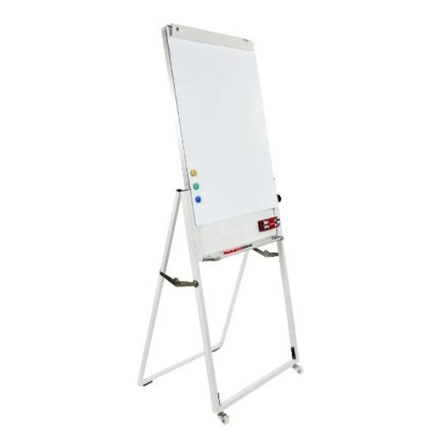 Bảng flipchart chân gấp văn phòng Hàn Quốc mặt từ tính kẻ ô mờ