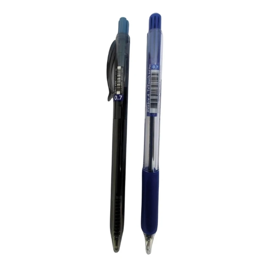 Bút bi Double A TriTouch thân tam giác bọc đệm êm ngòi 0,7 mm