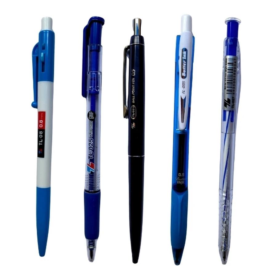 Bút bi Thiên Long TL-079 ngòi mảnh 0.5mm màu xanh dương thông dụng văn phòng