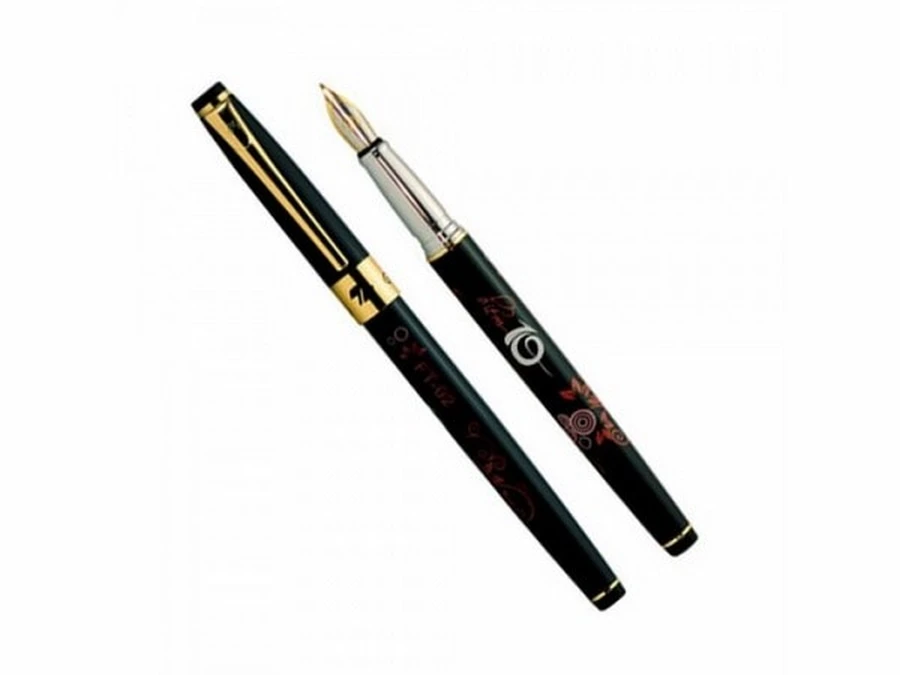 Bút máy Thiên Long Điểm 10 FT-02 với ngòi mài hai màu hỗ trợ viết chữ nét thanh nét đậm