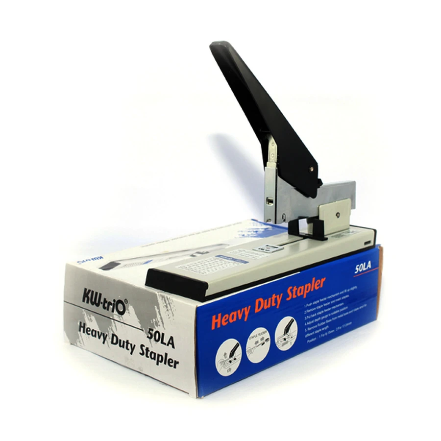 Máy bấm kim đại KW-Trio 50LA trợ lực bấm tài liệu dày đến 240 tờ
