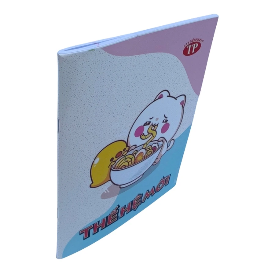 Cuốn tập học sinh Thế Hệ Mới bìa hình mèo, khổ đứng dùng để luyện chữ