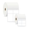 Giấy decal nhiệt cuộn 2 tem/hàng nhiều kích thước