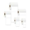 Giấy decal nhiệt cuộn 1 tem/hàng nhiều kích thước